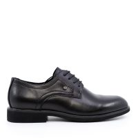 Pantofi derby bărbați Benvenuti negri din piele 3851bp324n