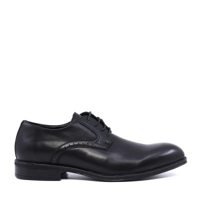 Pantofi derby bărbați Thezeus negri  din piele 2349BP22443N