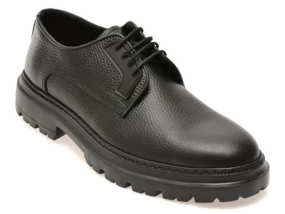 Pantofi eleganti BITE THE BULLET negri, BLE3344, din piele naturala