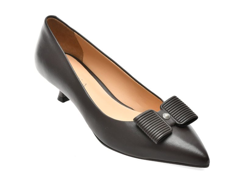 Pantofi eleganti EPICA maro, 3207491, din piele naturala