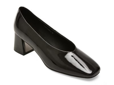 Pantofi eleganti EPICA negri, 3089, din piele naturala lacuita