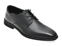 Pantofi eleganti OTTER negri, 27213, din piele naturala