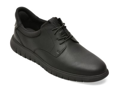 Pantofi GEOX negri, U664JA, din piele naturala