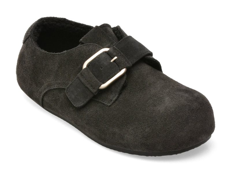 Pantofi GRYXX gri, 3712, din piele intoarsa