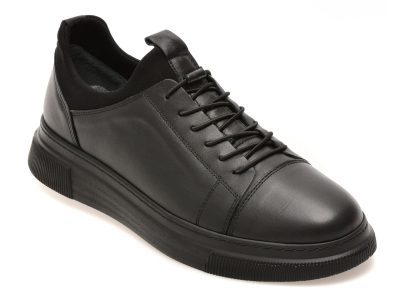 Pantofi GRYXX negri, BS3810, din piele naturala