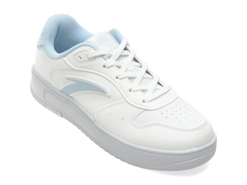 Pantofi sport ANTA albi, 2638011, din piele ecologica