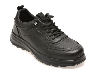 Pantofi sport BITE THE BULLET negri, 86509, din piele naturala