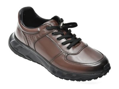 Pantofi sport EPICA maro, 1083, din piele naturala