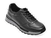 Pantofi sport EPICA negri, 58229, din piele naturala