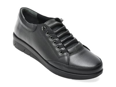 Pantofi sport FLAVIA PASSINI negri, SGP05, din piele naturala
