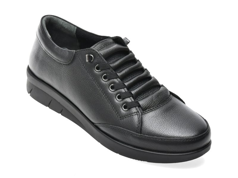Pantofi sport FLAVIA PASSINI negri, SGP05, din piele naturala