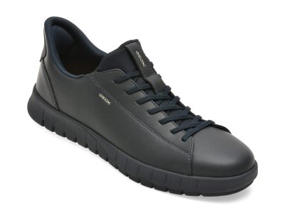Pantofi sport GEOX bleumarin, U65MAA, din piele naturala