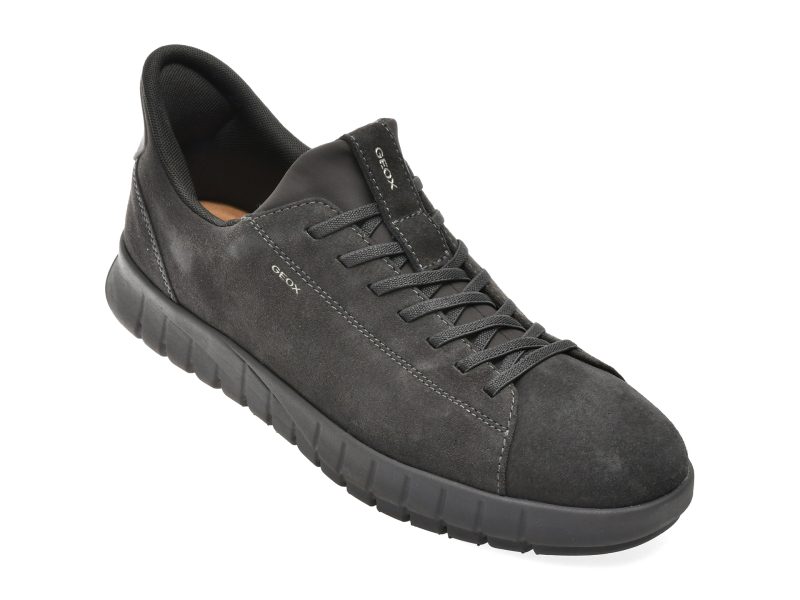 Pantofi sport GEOX gri, U65MAA, din piele intoarsa