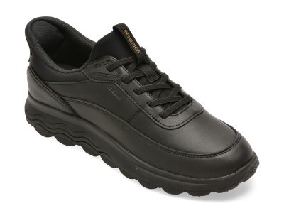Pantofi sport GEOX negri, D567MB, din piele naturala
