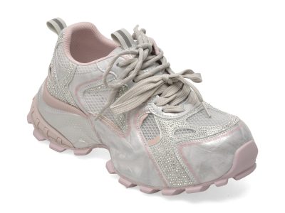 Pantofi sport GRYXX argintii, 5G873, din material textil