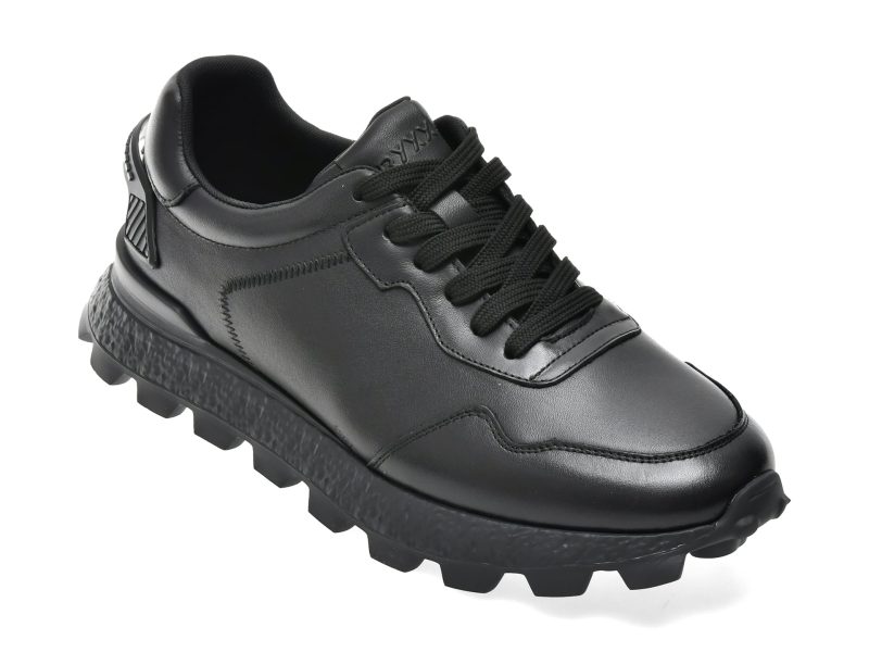 Pantofi sport GRYXX negri, 690072, din piele naturala