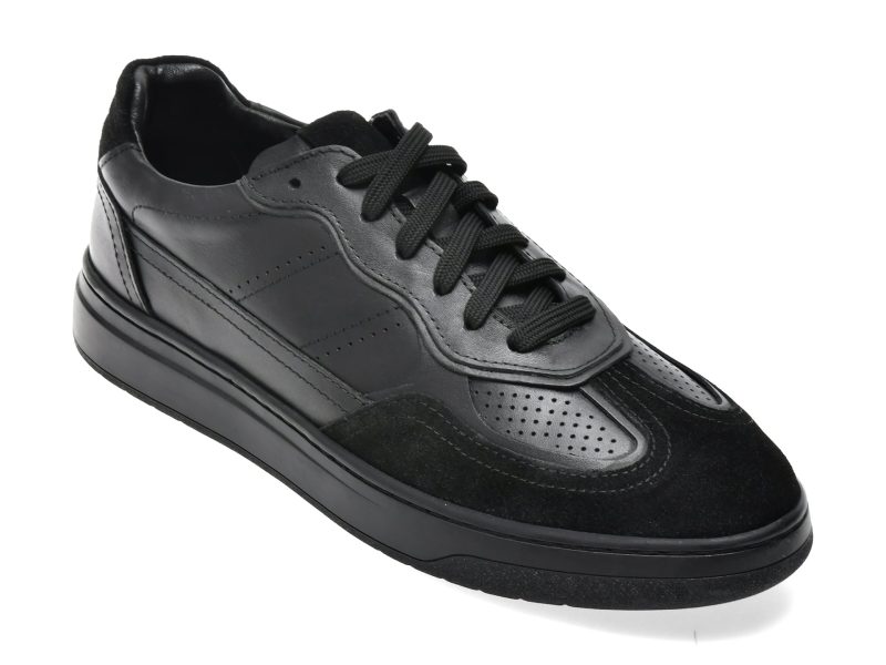 Pantofi sport GRYXX negri, BF040, din piele naturala