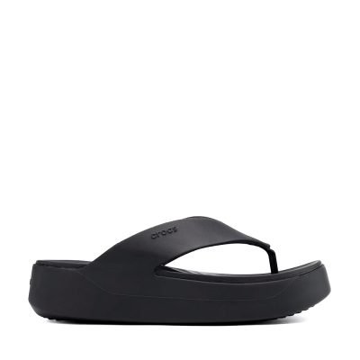Papuci de plajă femei CROCS  Getaway Platform Flip negri 3899DSL209410N