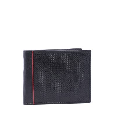 Portmoneu bărbați Luca di Gioia negru din piele 266BPU3381NR