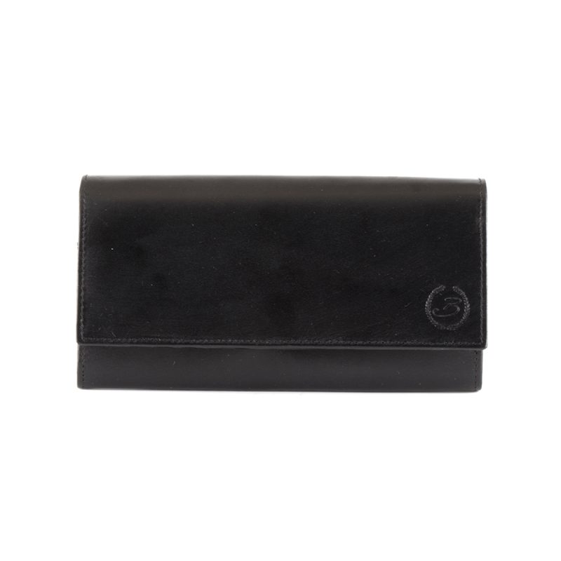 Portmoneu femei Benvenuti negru din piele 263dpu1397n