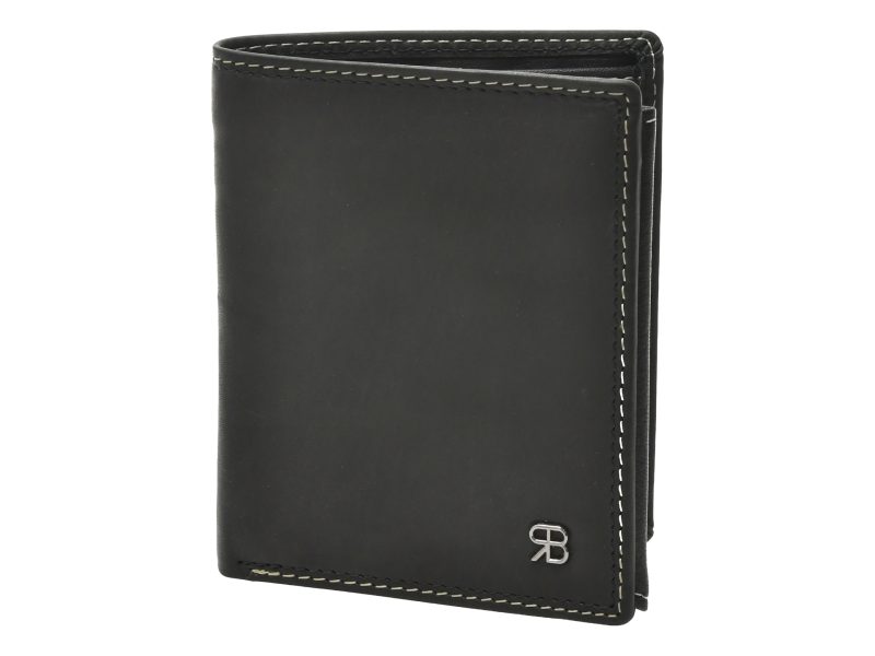 Portofel RENATO BALESTRA negru, 1930RB, din piele naturala