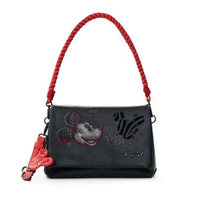 Poșetă crossbody femei DESIGUAL licență Disney neagră 2182POSSSAXP98N