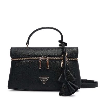 Poșetă crossbody femei Guess Danielle neagră cu logo 912POSSHWZG2227770N