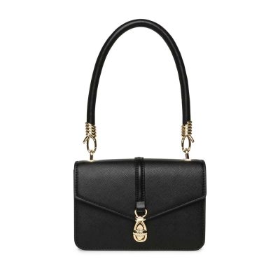 Poșetă crossbody femei Steve Madden Sax neagră 1662POSSBsaxN