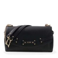 Poșetă satchel femei Guess Dorothy neagră cu logo 912POSSHWBG2231210N