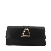 Poșetă satchel femei Luca di Gioia neagră din piele 245POSP26113N