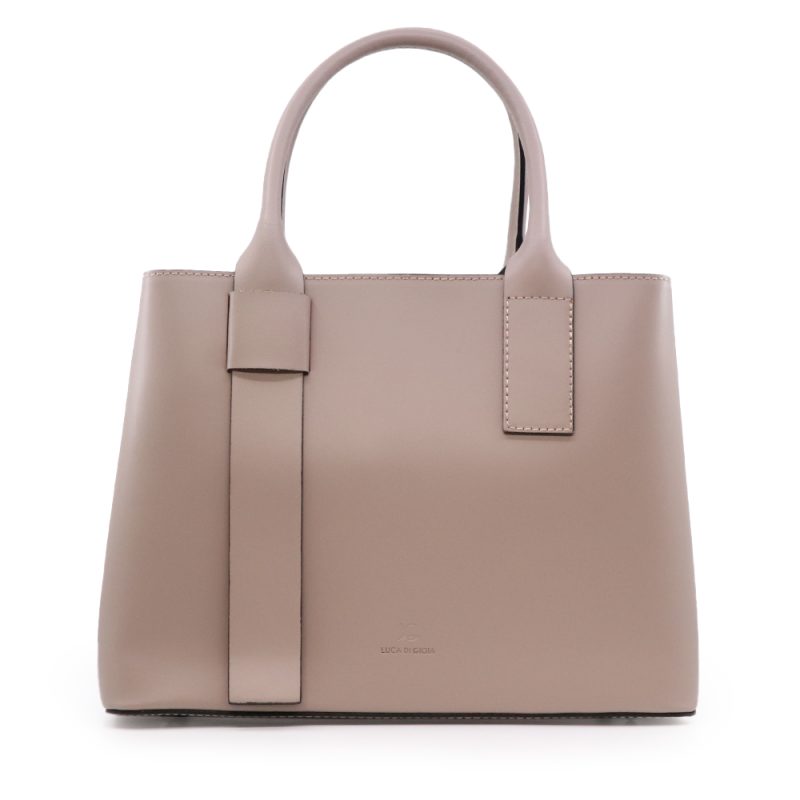 Poșetă tote Luca di Gioia taupe din piele 245posp23012ta