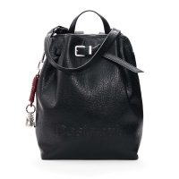 Rucsac femei DESIGUAL negru cu logo 2182RUCSSAKP05N