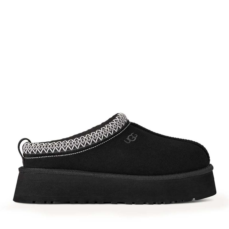Saboti imblaniti femei UGG TazzII black din piele intoarsa 2392dpp1174471vn