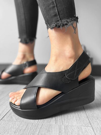 Sandale dama negre F10  T15-4