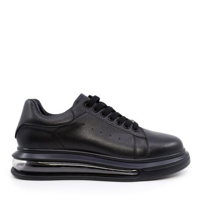 Sneakers bărbați Benvenuti negri din piele 3852bp317n