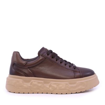 Sneakers bărbați  Enzo Bertini Premium Collection maro din piele 1642BP232012M