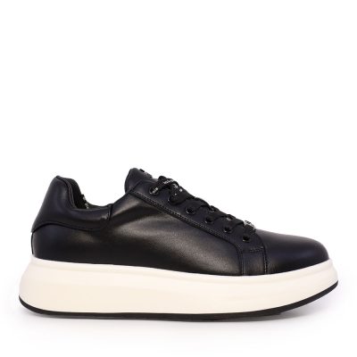 Sneakers bărbați Luca di Gioia negri din piele 3911bp811n