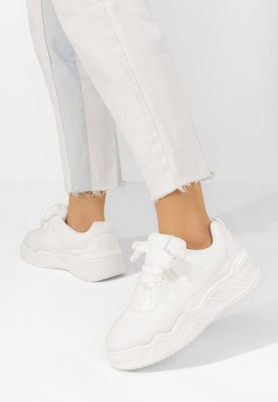 Sneakers dama Jerisa albi