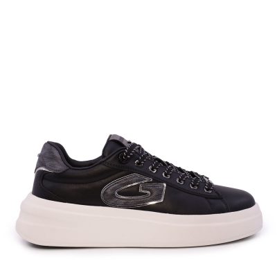 Sneakers femei Alberto Guardiani Aeris Logo negri 812DP62513N