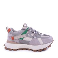 Sneakers femei Benvenuti multi gri din piele întoarsă și textil 1991DP0490VGR
