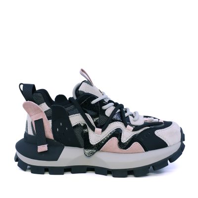 Sneakers femei Enzo Bertini multicolor din piele și textil 1392DP2720VN