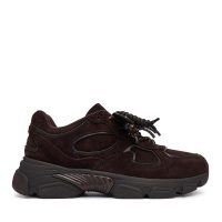 Sneakers femei Guess Irrina maro din piele întoarsă 912DPFLFIRRSUE12VM