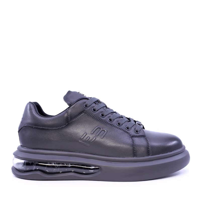 Sneakers ușori bărbați Enzo Bertini gri din piele 3662BP413GR