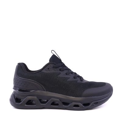 Sneakers ușori  bărbați Thezeus negri din textil  3761BPS25604N