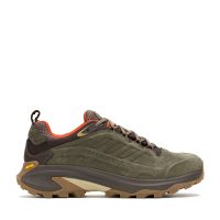 Sneakers waterproof bărbați Merrell Moab Speed 2 kaki din piele  3990bps37787ka