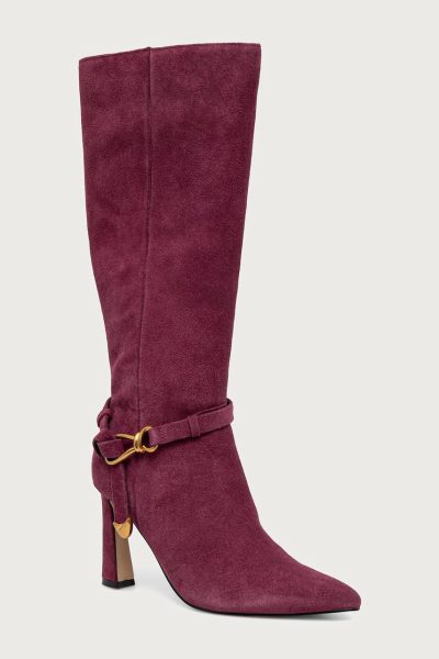Steve Madden  cizme pentru femei din piele întoarsă Sirrens