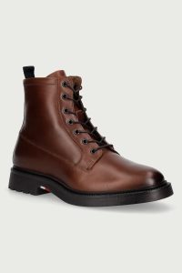 Tommy Hilfiger  încălțăminte pentru bărbați din piele CORPORATE CASUAL LTH BOOT