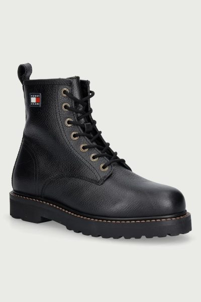 Tommy Jeans  încălțăminte pentru femei din piele ARCHIVE '01  TUMBLE LACE UP WARM