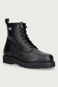 Tommy Jeans  încălțăminte pentru femei din piele ARCHIVE '01  TUMBLE LACE UP WARM