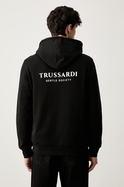 Trussardi  hanorac cu glugă pentru bărbați din bumbac